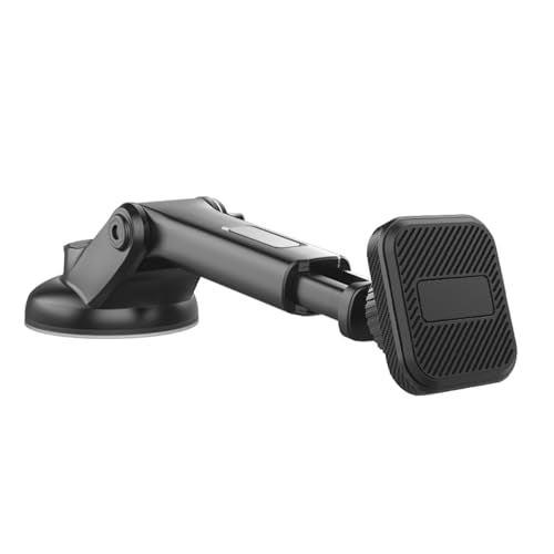 Strong Suction Cup Cell Phone Mount, Long Extension Arm for Windshield/Dashboard, Car Phone Holder Holder Mount, Magnetic Phone Holders for Your car /360 Rotation Phone Mount Holder for All Cars