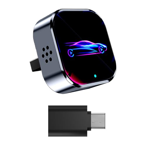 2026 Wireless CarPlay Adapter Upgrade Wired CarPlay to Wireless, Mini USB Design for Cars with Built-in Wired Apple CarPlay Plug and Play Easy Use Fast Stable Connection Car Play for iPhone - color: Multi