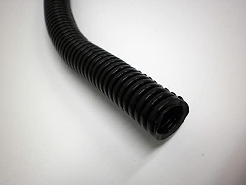 Replacement for 250 ft 3/4" Black Split Wire Loom High Temperature Conduit Polyethylene Trailer