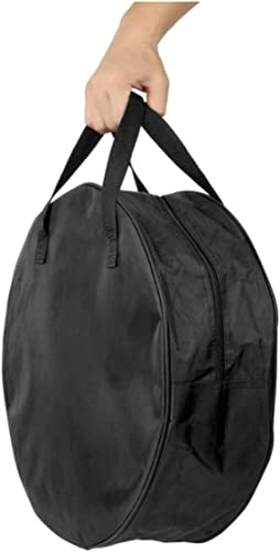 Round Cable Organizer Bag - Heavy Duty Water Resistant Cable Management Storage Bag - Perfect for Jumper Cables, RV Sewer Pipe, EV Charging Cord Storage, Camper and Garden Hoses