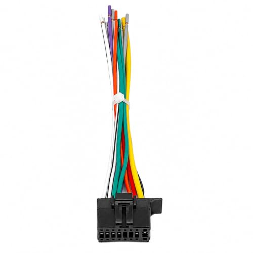 SCREENTRONICS Car Stereo Wire Harness Compatible Replacement for Pioneer MVH-291BT MVH-S21BT MVH-S301BT MVH-S310BT MVH-S320BT MVH-X390BT FH-S520BT FH-X70BT FH-X720BT FH-X830BHS DXT-X4869BT Radio