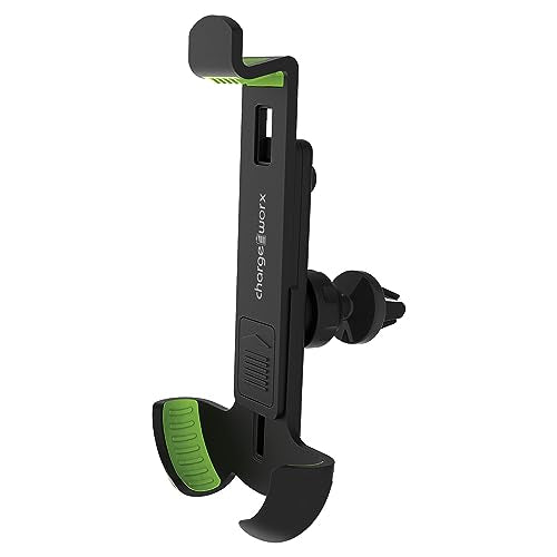 CHARGEWORX Magnetic Car Vent Phone Holder, Adjustable 360 Rotation Universal Cell Stand CarMount for iPhone Pro Max, Samsung, Pixel & Android, Strong Magnet Secure Grip Mount, Black