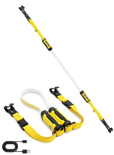 Foldable Underhood Work Light, 1500 LM LED Mechanics Bar, Yellow - color: Yellow