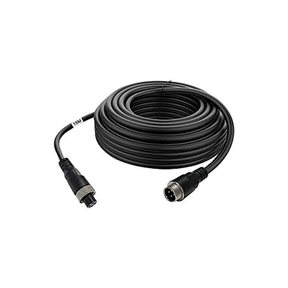 Auto 4-pin Aviation Video Backup CameraExtension Cable(49.2FT/15M) - size: 49.2FT