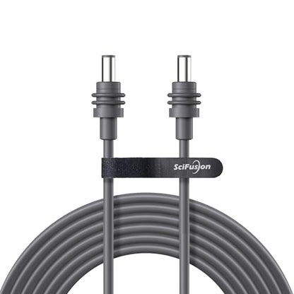 Starlink Mini Power Cable 10FT/3M, DC5521 Male to Male, Waterproof Mating — Replacement Starlink Mini DC Power Cable - color: Gray, size: 10FT