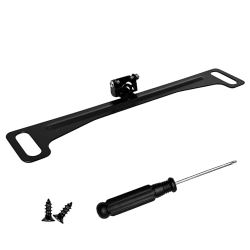 Reverse Rear Camera License Plate Bracket, Rustproof Metal Auto Backup Camera Mount Holder, Universal License Frame Dash Cam Bracket for Sedans Trucks SUVs, Car Accessories