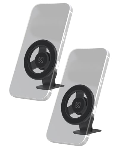Scosche MagSafe Car Mount, Magnetic Phone Holders for Your Car Dashboard, Strong Magnetic Hold, 360° Rotatable Car Phone Holder Mount for iPhone 17 16 15 14 13 12 Includes Magnetic Ring, 2-Pack - size: 2 Pack