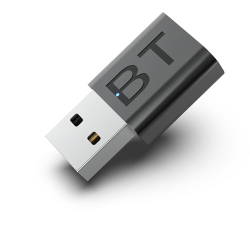 Mini 2-in-1 USB Bluetooth Receiver,5.4 Wireless Audio Adapter 3.5mm Car Kit Music Receiver for Home/Car Stereo Sound System, Bluetooth Adapter(Aux in) with 3.5mm Cable