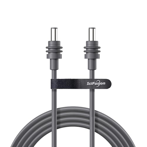 Starlink Mini Power Cable 6FT/2M, DC5521 Male to Male, Waterproof Mating — Replacement Starlink Mini DC Power Cable - color: Gray, size: 6FT
