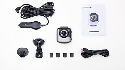 UltraDash Dash Cam, Magnetic Charging Mount, HDR High-end Night Image Sensor, 6 Layers Glass F1.8 140 Degree Wide Angle Lens, G-Sensor, 2 Inch LCD, Super Capacitor, Loop Recording - style: UltraDash C1