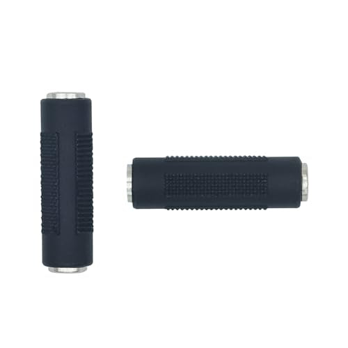 3.5mm 1/8" Female to Female Stereo Audio Adapter, 3.5mm Audio Interfaces Connector Jack Adapter (3)
