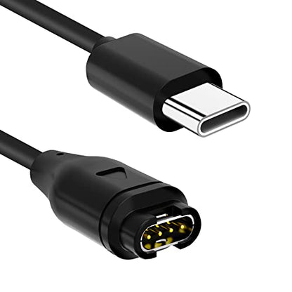 USB C Charger Compatible with Garmin Watch Charger, Data Sync Charging Cable for Garmin Fenix 7 7S 7X 6 6S 6X 5 5S 5X, Forerunner 965 945 245 45, Vivoactive 3 4 4s, Venu 2 2s, Instinct, 3.3FT/1M - style: 1 Pack