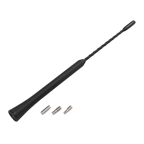 X AUTOHAUX 9" Universal Car Radio AM FM Antenna Aerial Black - size: 9"