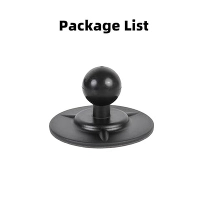 1" Ball Adhesive Base Compatible with RAM Mounts B Size Double Socket Arm, Flexible Adhesive Mount for Motorcycle Gas Tank & Car Dashboard - GPS Phone Holder Accessories - style: 1" Ball Adhesive Base