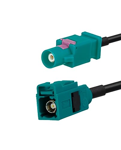 Fakra Z Male to Fakra Z Female RF Coax Cable 16.4ft/5m Fakra Z Female to Male Vehicle Car Antenna Extension Cable RG174 for Car Stereo GPS Navigation - size: 16.4ft/5m