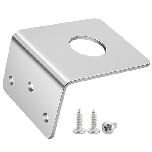 Anina L Bracket for NMO Antenna Mount 3/4 Hole Stainless Steel Bracket Compatible with Car Truck Heavy Duty L-Shaped for Mobile Radio Antennas - size: 3/4 Inch