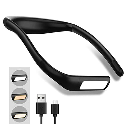 Neck Reading Light for Bed Adjustable: Bendable Arms 2-Pack Black - color: Black, size: 2-Pack