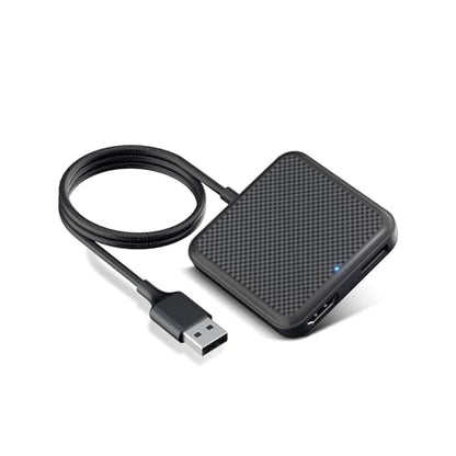 Car TV Adapter with HDMI Input, Wireless CarPlay and Android Auto Dongle for Fire TV Stick, Plug and Play 2K Multimedia Streaming Converter for Factory Wired CarPlay Cars