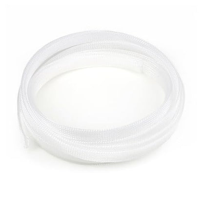 Braided Cable Management Sleeve, 16.4ft Flexible Wear-Resistant Cable Sleeve, Expandable Wire Management for Home, Office, Industry & Automobile (Clear, 1/2") - color: Clear, size: 1/2"