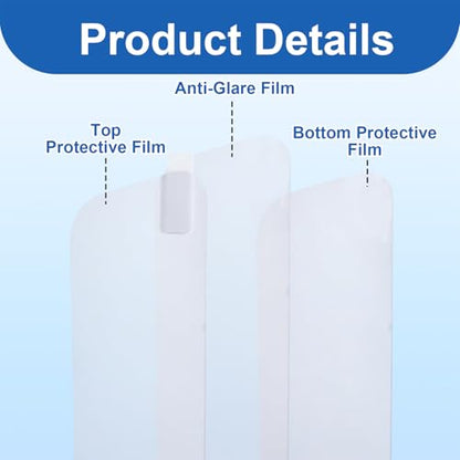 6PCS Anti Glare Film for Car 1.96 in ×7.87 in Rearview Mirror Protective Tint Film for Night Driving, Anti Glare Film Side Mirror Tint Easy Install, Clear Vision for Night Driving