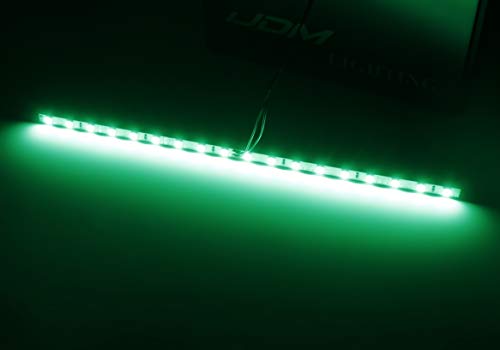 iJDMTOY 18-SMD-5050 LED Strip Light Compatible with Car Trunk Cargo Area or Interior Illumination, Emerald Green - style: Emerald Green