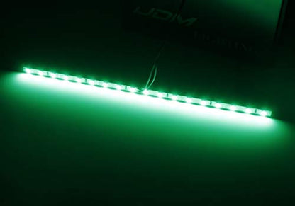 iJDMTOY 18-SMD-5050 LED Strip Light Compatible with Car Trunk Cargo Area or Interior Illumination, Emerald Green - style: Emerald Green