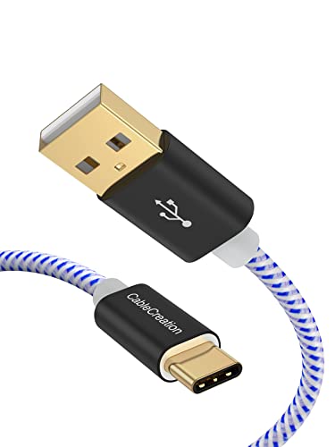 Short USB C to USB A 0.8ft,USB A to Type C Cord for iPhone/Laptop/Carplay - color: Blue, size: 0.8FT