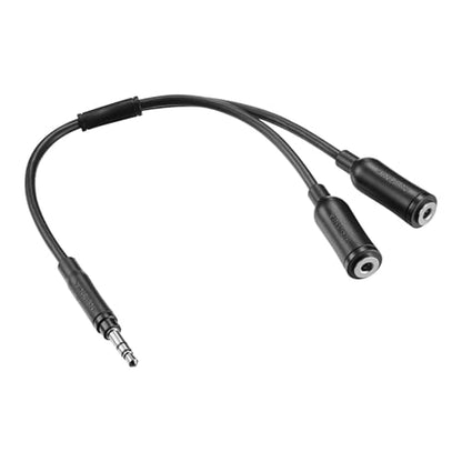 INSIGNIA Premium Audio Cables & Components – High-Fidelity Sound, Durable Materials, Compatible with Home Theater, Studio & Hi-Fi Systems (3.5mm Dual Headphone Spiltter, One Size) - color: 3.5mm Dual Headphone Spiltter, size: One Size