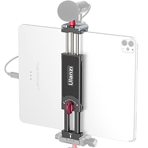 U-pad III Aluminum iPad Tripod Adapter - 7.9-12.9in Metal Mount w Cold Shoe & Acra Swiss QR Mount for iPad, iPhone & Air - size: 7.9"-12.9"-U-Pad III