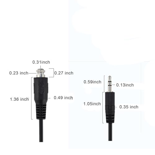 AUX 3.5mm Male to Female Locking Nut Panel Mount Cable Car Stereo Audio Adapter Converter Cord 24K Gold Plated