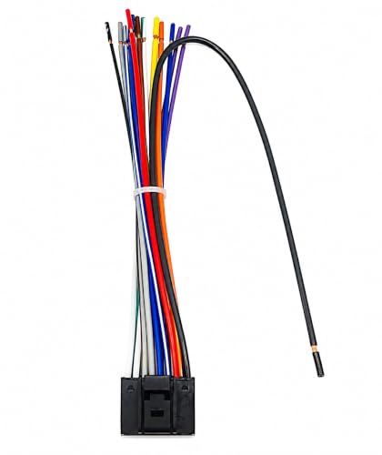SCREENTRONICS Car Stereo Wire Harness Compatible Replacement for JVC KD-AR959BS KD-R320 KD-R330 KD-R370 KD-R660 KD-R960BTS KD-R980BTS KD-X50BT KW-AV50 KW-AV70BT KW-R920BTS KW-V120BT KW-V230BT Radio