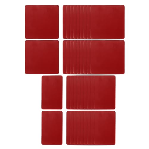 40 Pcs Double Sided Adhesive Pads, 2.36" x 1.57" / 2.36" x 2.36" Dash Cam Sticky Pads Self-Adhesive Square Mounting Foam Tape Waterproof & Heat Resistant for Car Walls, Red - size: 2.36" x 1.57" / 2.36" x 2.36"