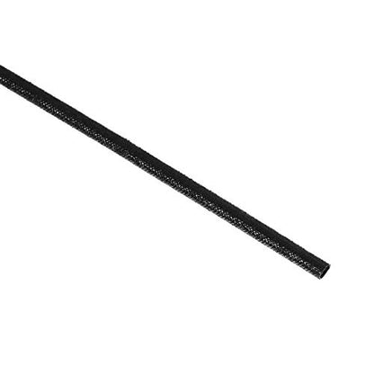 uxcell Insulation Braid Sleeve, 16.4Ft-2mm High TEMP Silicone Fiberglass Sleeve Black - color: Black, size: 2MM