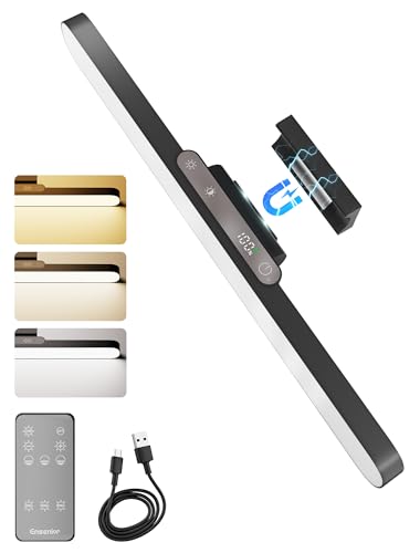14" Rechargeable Vanity Light Bar, Makeup Mirror Lights with Remote Control - color: Black, size: 1 Pack