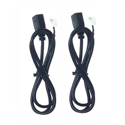 Android Car Radio Stereo 4PIN USB 6PIN USB (2 USBs Total) Harness Adapter Connector Plug Set for Aftermarket Android Radio GPS Head Unit with 16pin Power Socket - style: 2USB Ports