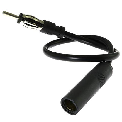 E-outstanding 1PC 23CM/9.06inch Male to Female Auto Antenna Adaptor Extension Cable for Vehicle Car AM/FM Radio