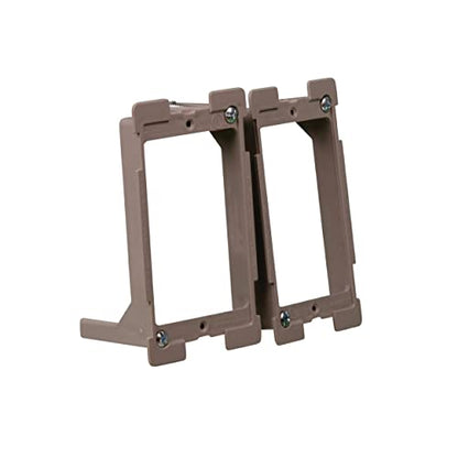 Legrand OnQ AC1010012PK Legrand-On-Q (2 Pack) Low Voltage Bracket, 1 Gang (Pack of 2), Gray - size: 1 Gang (Pack of 2)