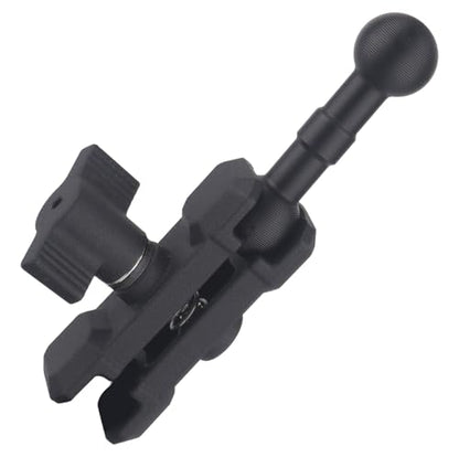17mm Ball Mount Extension Adapter, 360° Rotation Extension Rod for Jeep Car Air Vent Dashboard 17mm Phone Holder, Compatible with Garmin GPS Mount, Aluminum