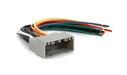 Scosche CR02B Car Radio Wiring Harness Kit Compatible with Select 2002-07 Non-Amplified Chrysler, Dodge and Jeep Vehicles - Aftermarket Stereo Wire Adapter - See Guide in Images to for Vehicle Fitment - style: Wire Harness Only