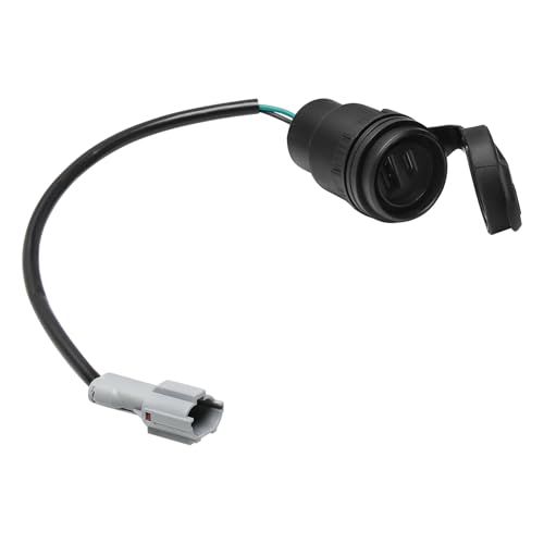 Type C USB Charger Socket 12V Waterproof Power Outlet for Motorcycle ATV Scooter Dirt Bike, Fast Charging Port Adapter