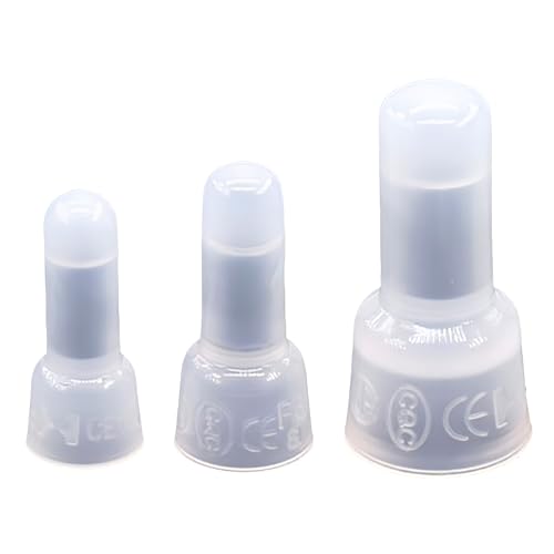 300PCS Closed End Crimp Connector 26-12 AWG Nylon Wire Connectors Crimp Cap Wire Terminals(26-18AWG 100PCS, 26-16AWG 100PCS, 26-12AWG 100PCS) - style: 26-12 AWG Kit