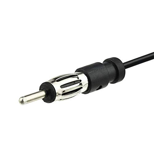 Bingfu Car FM AM Radio Antenna Extension Cable 16.5 feet / 5m Cord DIN Plug Connector Coaxial Cable for Vehicle Truck Car Stereo Head Unit CD Media Receiver Player - size: 16.5ft / 5m