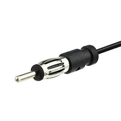 Bingfu Car FM AM Radio Antenna Extension Cable 10 feet / 3m Cord DIN Plug Connector Coaxial Cable for Vehicle Truck Car Stereo Head Unit CD Media Receiver Player - size: 10ft / 3m