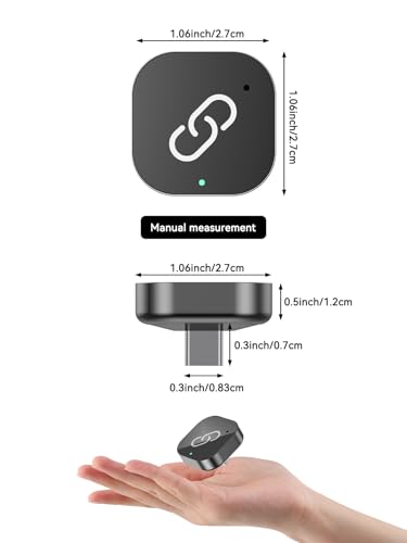 USB-C Wireless CarPlay & Android Auto Adapter, Plug-in Dongle Converts Factory Wired CarPlay/Android Auto to Wireless - color: Glossy Black