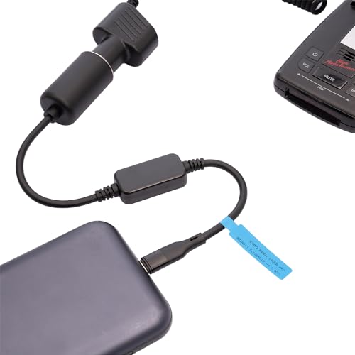 USB C Male to 12V Car Cigarette Lighter Socket Female Converter Cable 1 Feet,18W USB C to Cigarette Lighter Adapter for Dash Cam, GPS