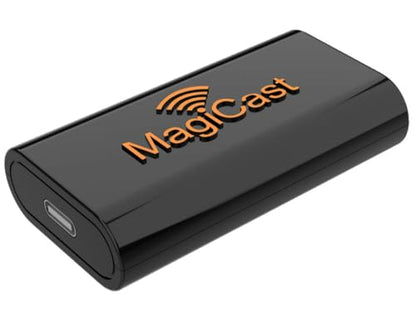 Power Acoustik MagiCast Wireless CarPlay & Android Auto Adapter – Plug & Play Dongle Converts Wired Car Stereos to Wireless – Universal Fit, Fast Auto-Pairing, USB Connection