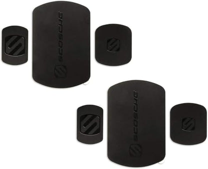 Scosche MRK2PK-UB MagicMount Replacement Metal Plate Kit for Phone, Metal Plates for Magnetic Mount Cell Phone Holder for Car, Universal with All Devices and Phone Case, Black, Pack of 2 - size: 6 Plates, style: Original