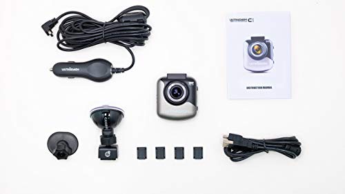 UltraDash Dash Cam GPS Magnetic Charging Mount HDR Night Image Sensor 6 Layers Glass 140 Degree Wide Angle Lens G-Sensor 2" LCD Super Capacitor - style: UltraDash C1 w/ GPS Logger