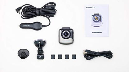 UltraDash Dash Cam GPS Magnetic Charging Mount HDR Night Image Sensor 6 Layers Glass 140 Degree Wide Angle Lens G-Sensor 2" LCD Super Capacitor - style: UltraDash C1 w/ GPS Logger