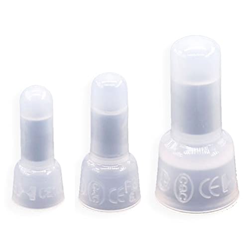500PCS Closed End Crimp Connector 26-12 AWG Nylon Wire Connectors Crimp Cap Wire Terminals(26-18AWG 200PCS, 26-16AWG 200PCS, 26-12AWG 100PCS) - style: Kit-600